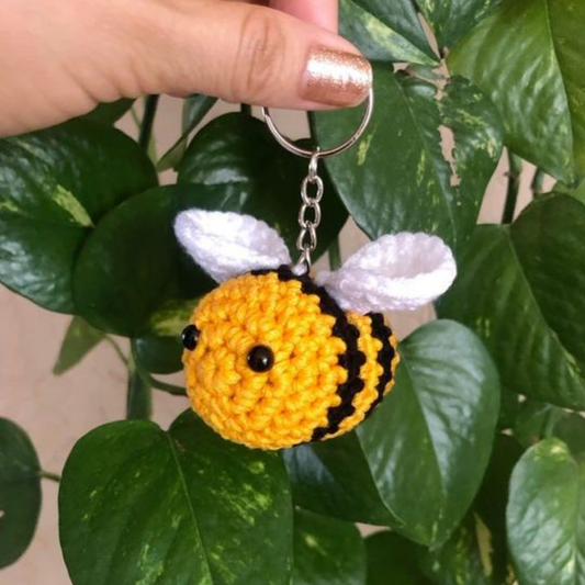 Yellow Bee keychain