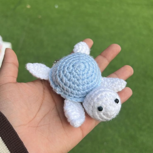 Blue Turtle Keychain