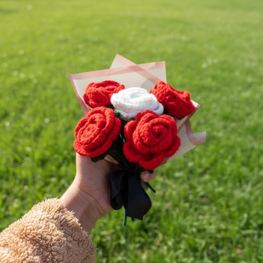 Ruby Kiss with a Touch of Snow