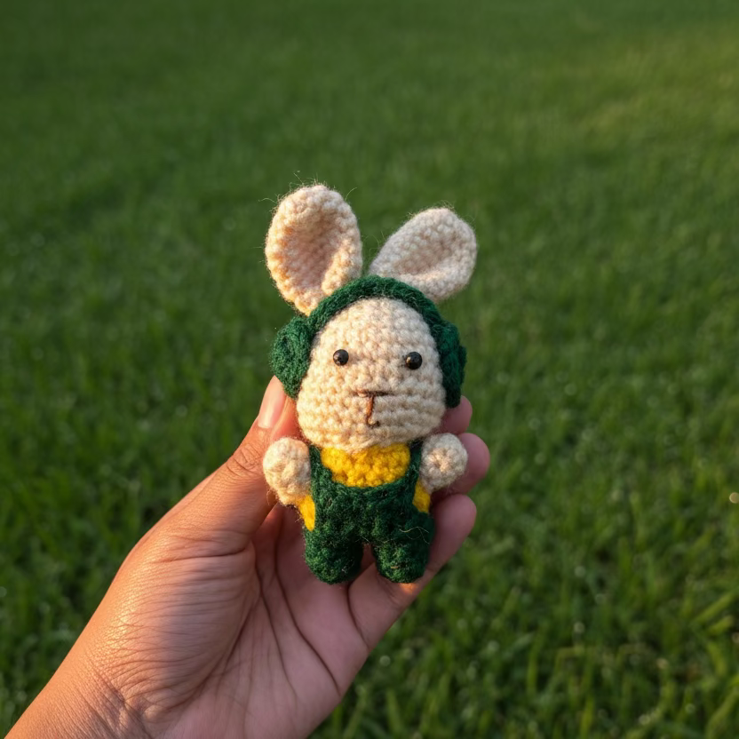 Dark green teddy buddy