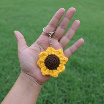 Sunflower Keychain