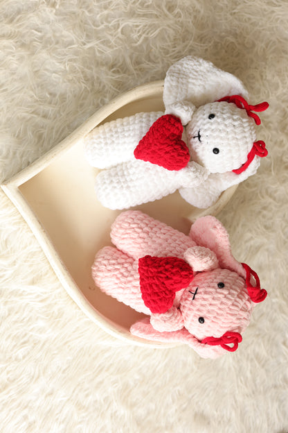 Heart bunny pink