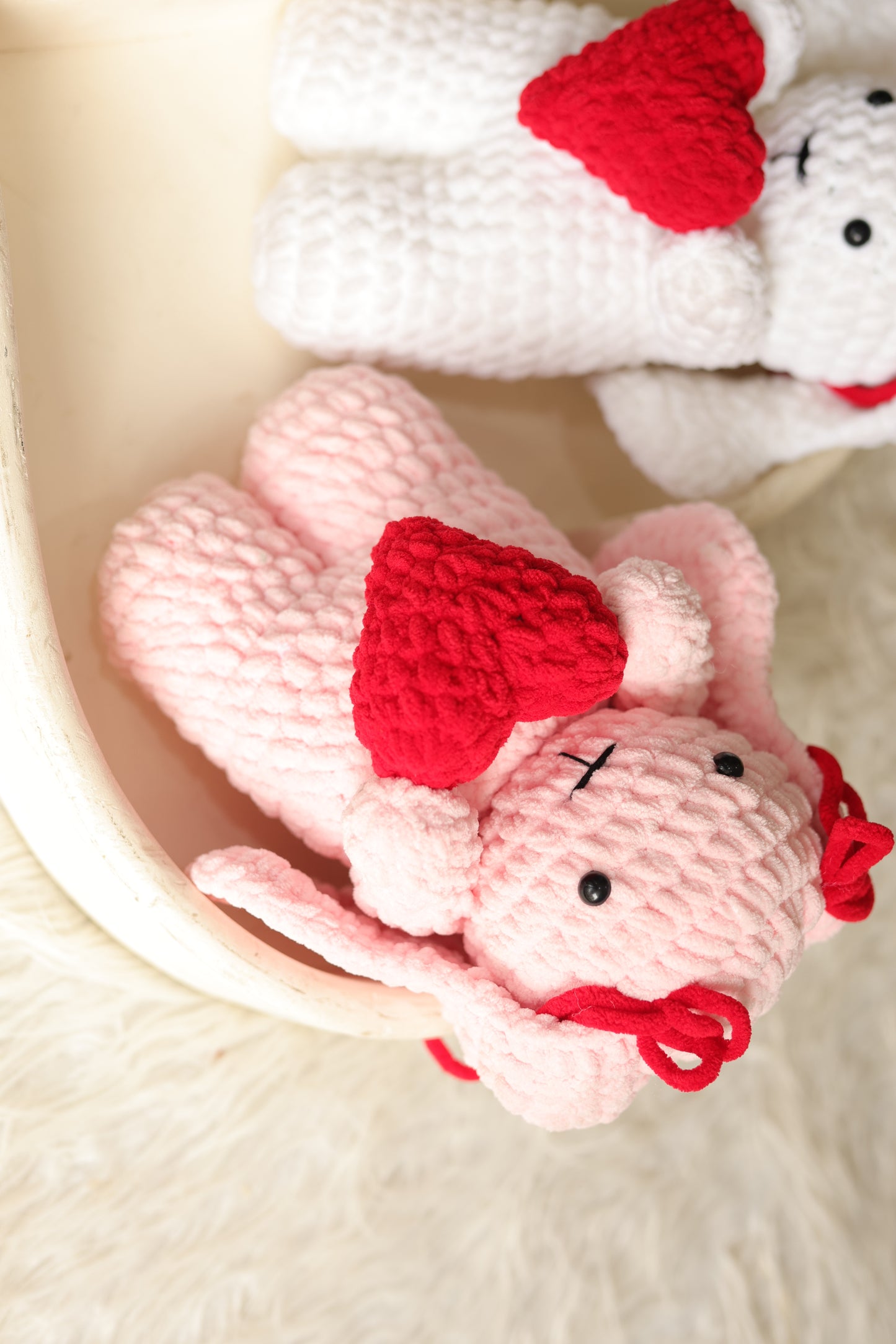 Heart bunny pink