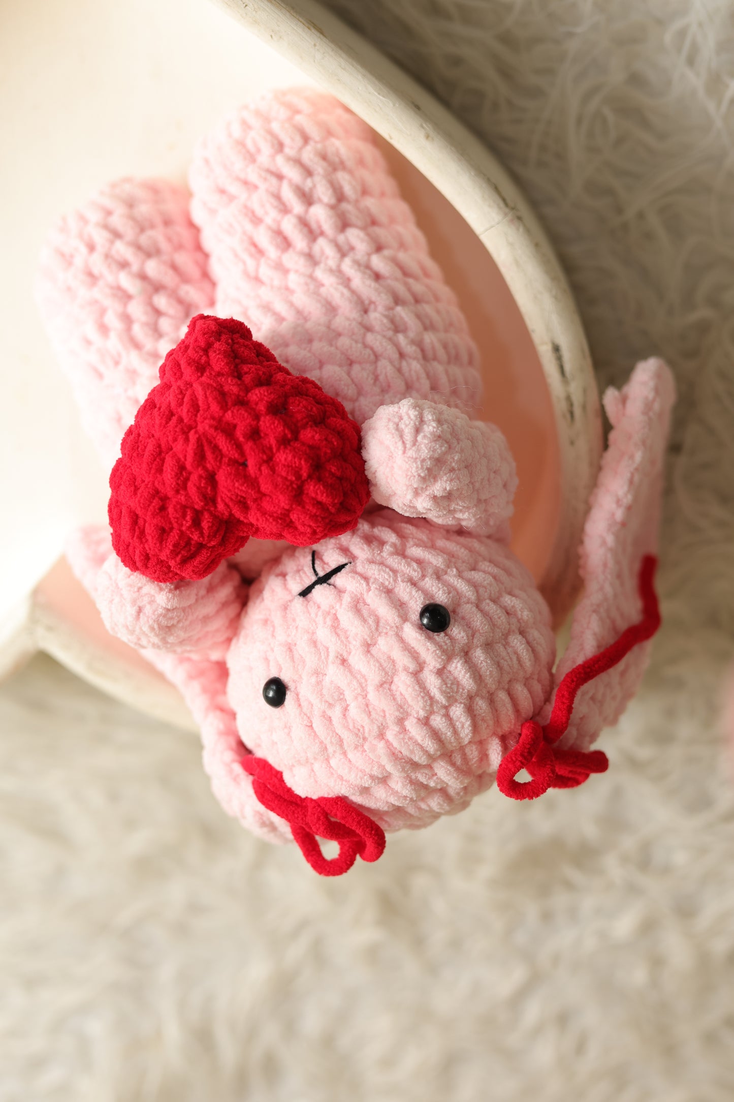 Heart bunny pink