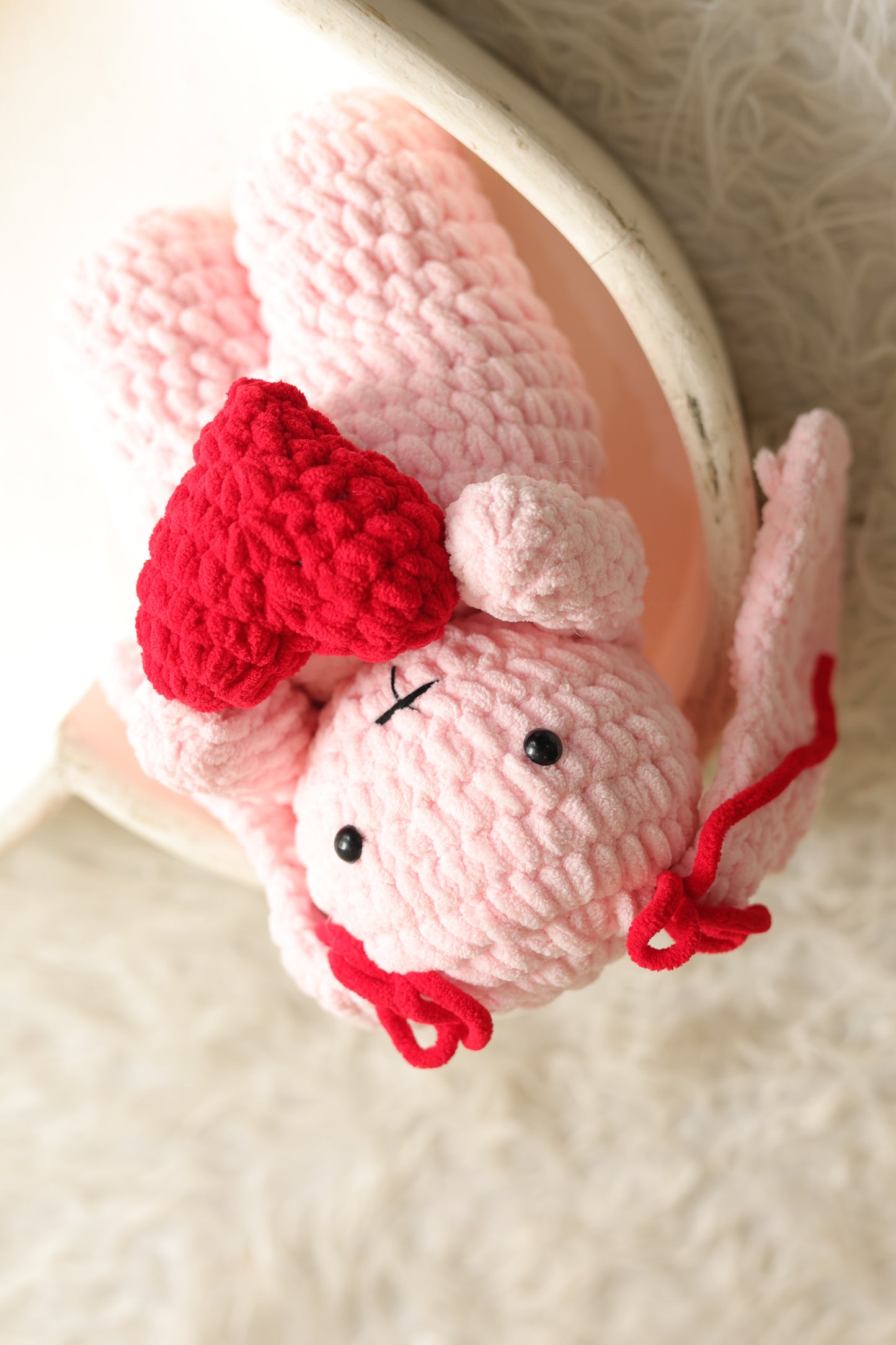 Heart bunny pink