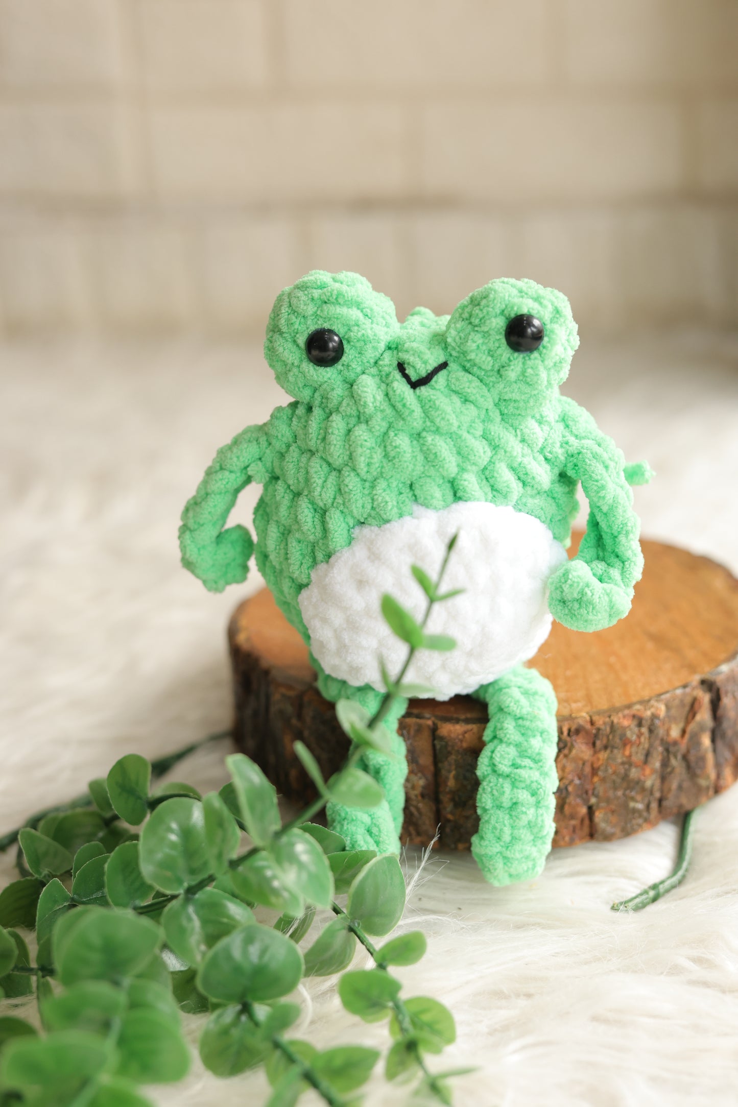 Handmade Frog Green