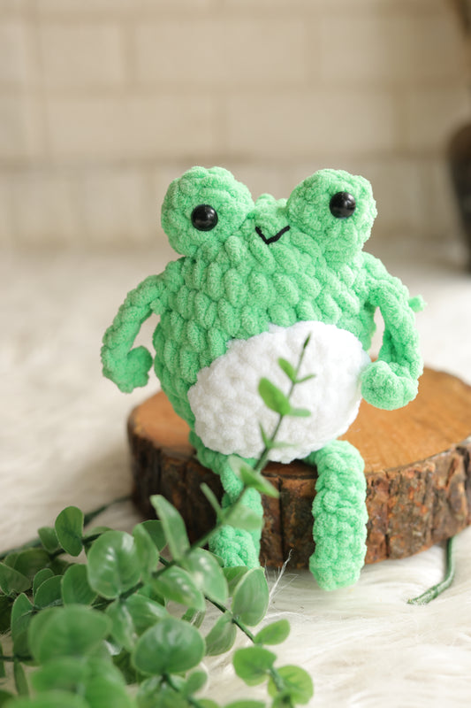 Handmade Frog Green