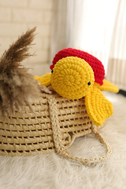 The adorable crochet turtle